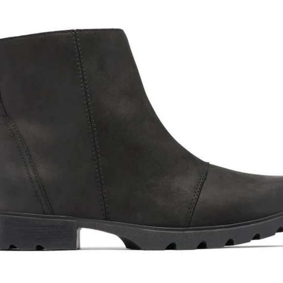 BRAND NEW women sorel emelie III zip waterproof leather boots size US 6.5 & 10 - Picture 3 of 6